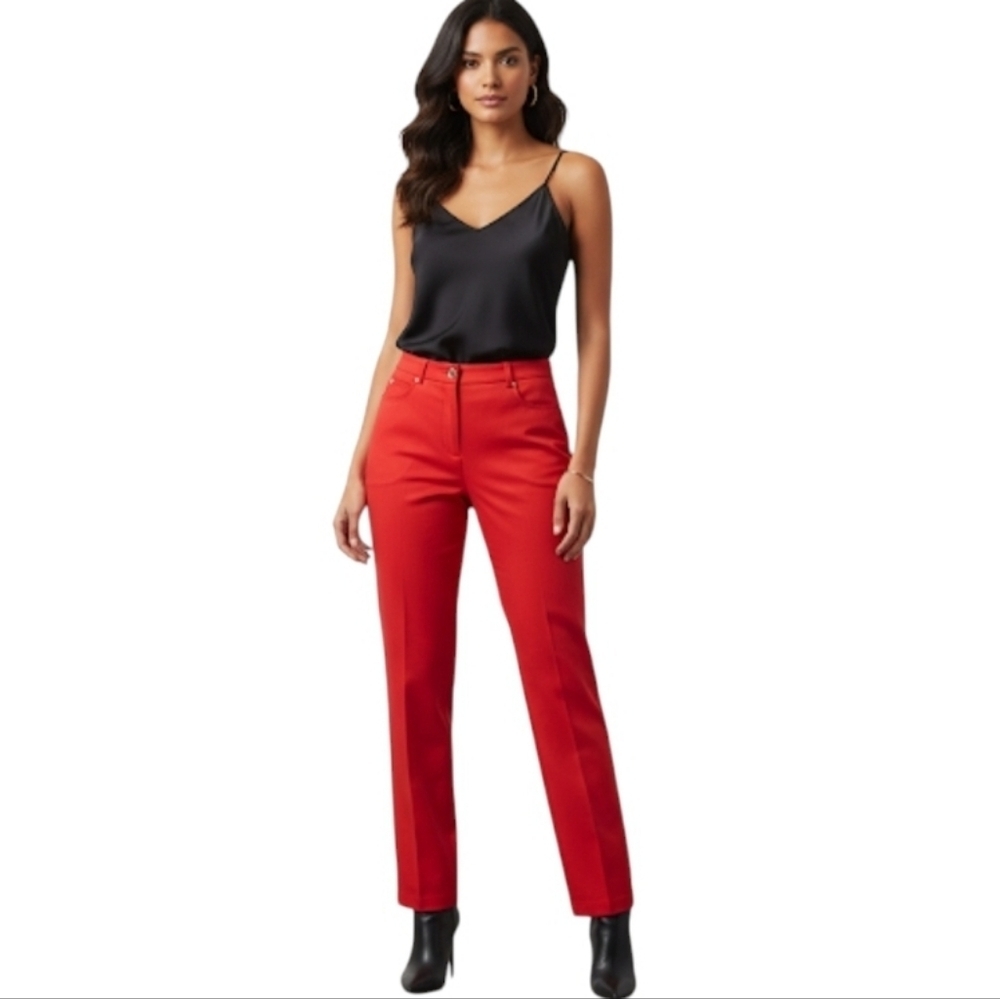 St John NWOT Vintage Women's Red Jeans